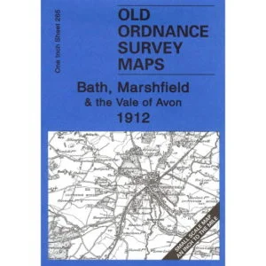 Ordnance Survey Map - Bath, Marshfield and the Vale of Avon 1912